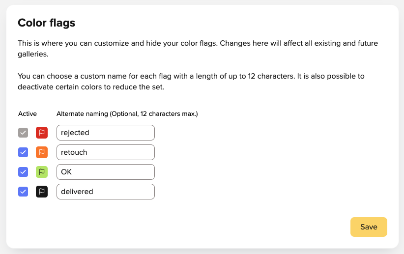 color flags renamed to fit workflow in picdrop